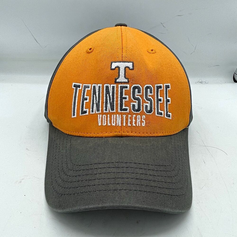 Captivating Headwear Tennessee Volunteers Adjustable Cap Hat Orange Gray